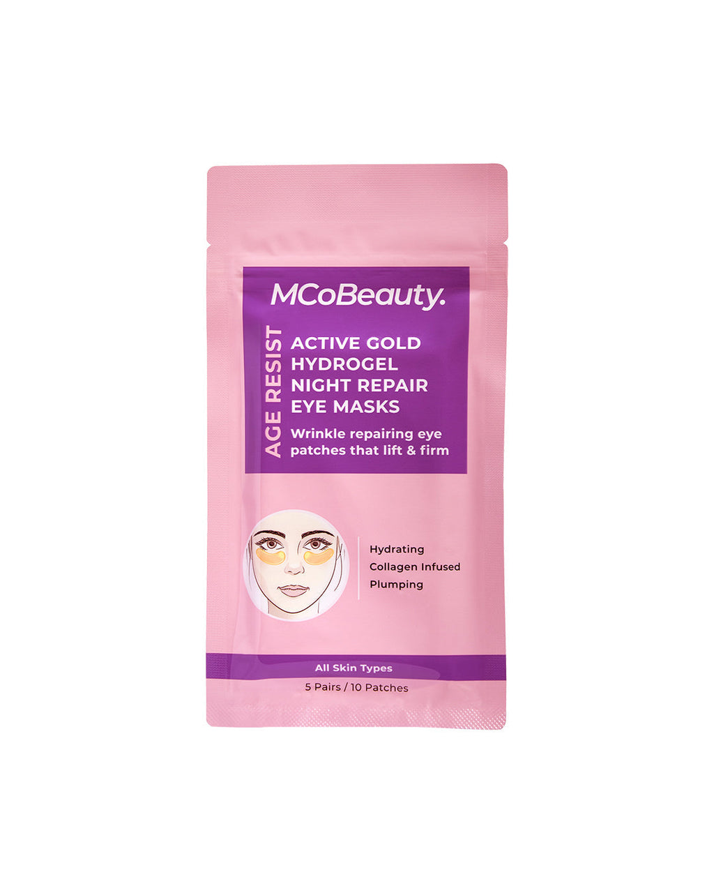 Active Hydrogel Night Repair Eye Mask 5 pack